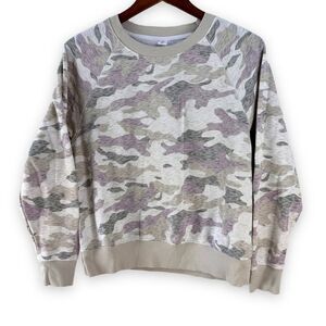 Old Navy pink and tan camo‎ sweatshirt size M